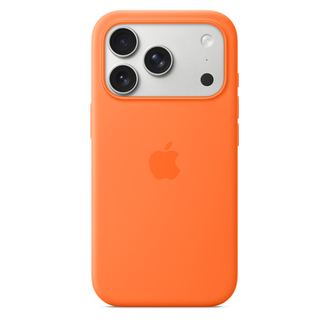 Apple iPhone 17 Pro Silicone Case with MagSafe – Orange — 5