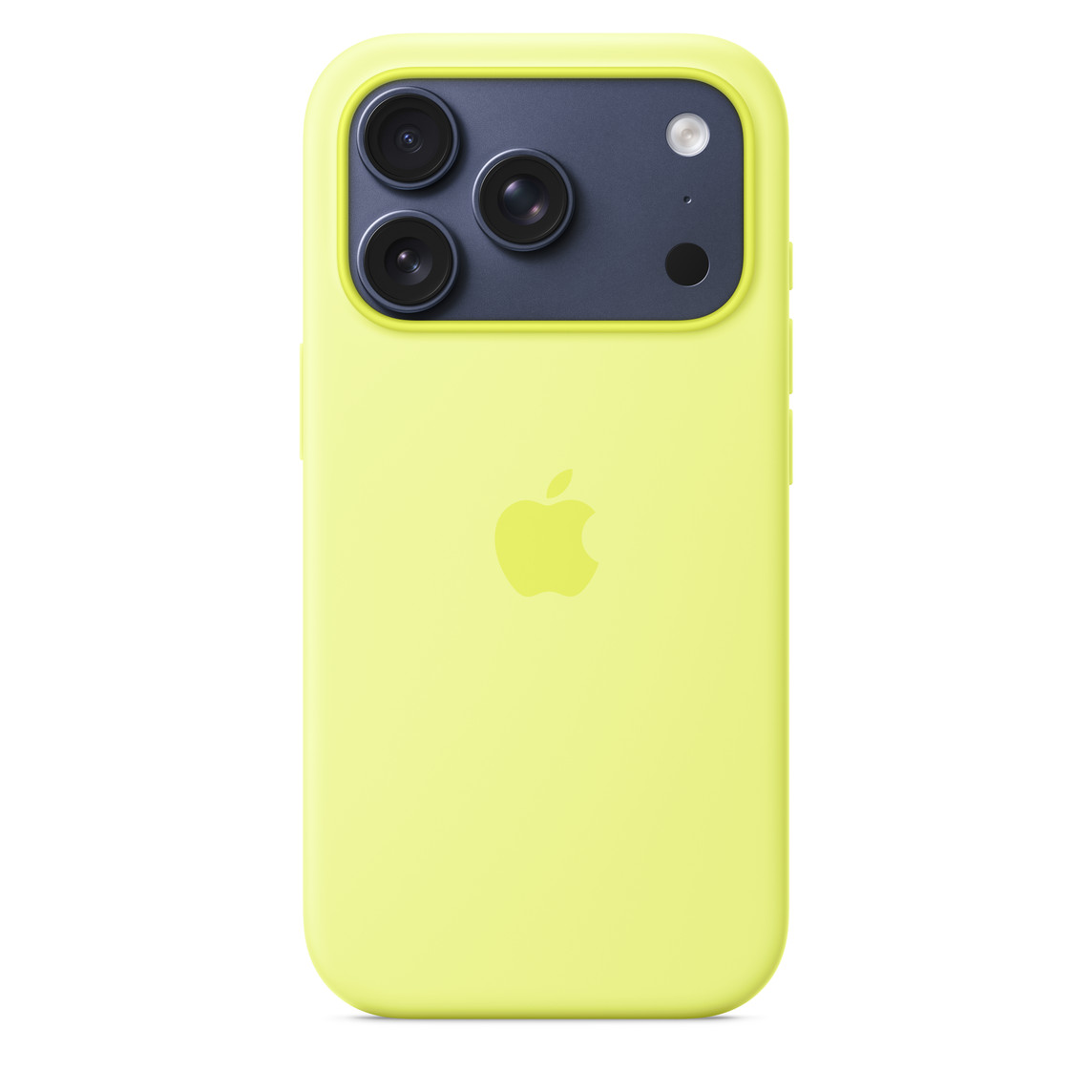 Apple iPhone 17 Pro Silicone Case with MagSafe – Neon Yellow — 5