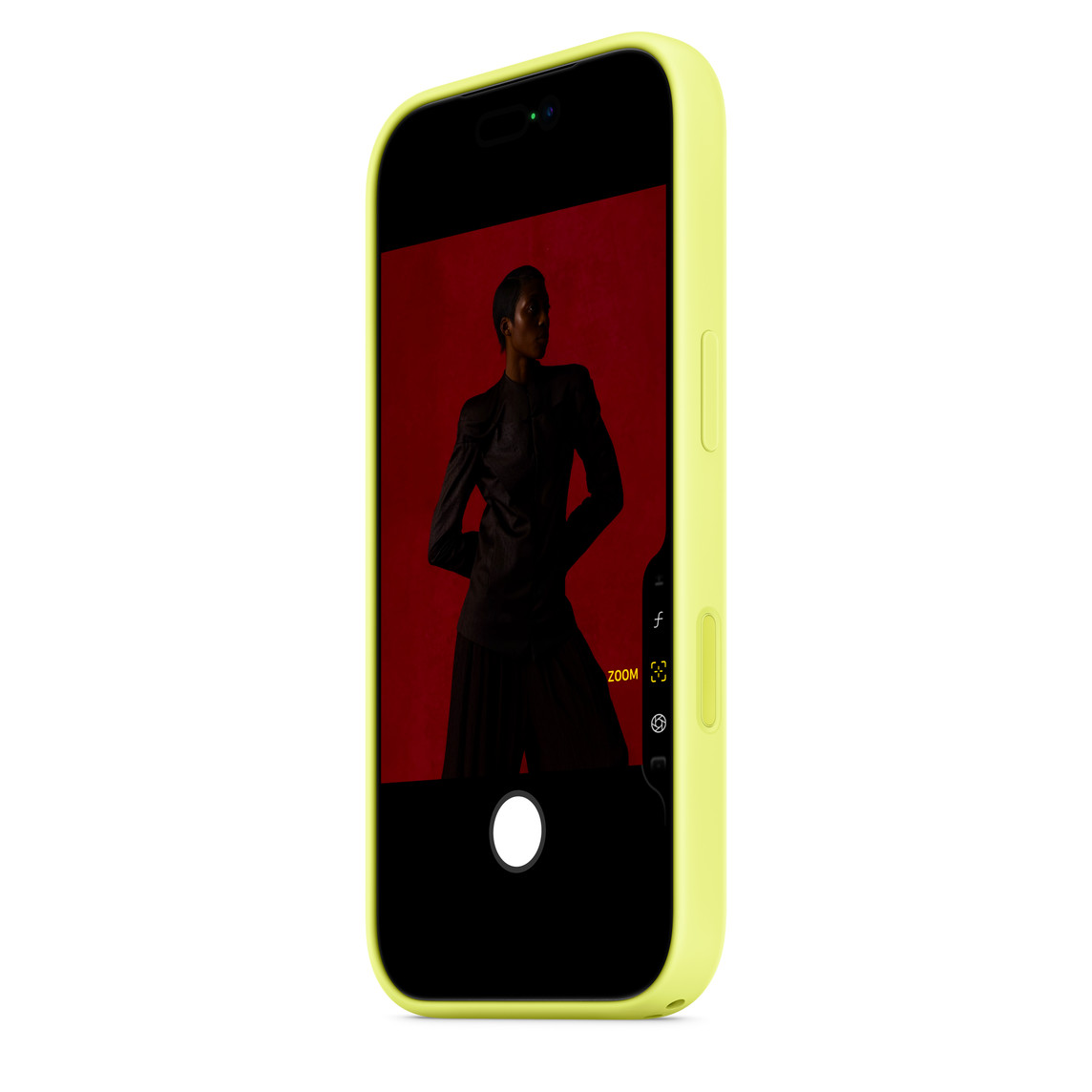 Apple iPhone 17 Pro Silicone Case with MagSafe – Neon Yellow — 4