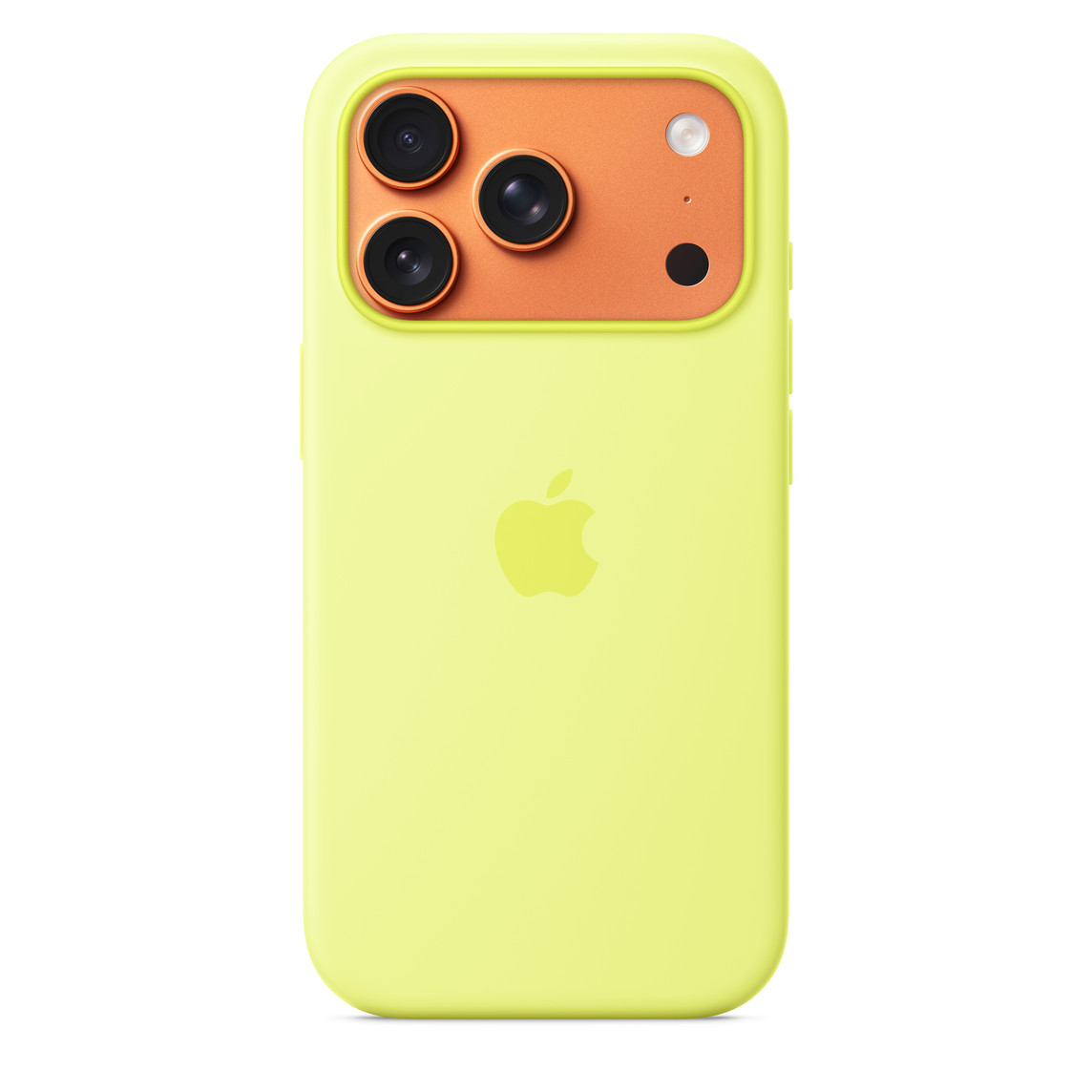 Apple iPhone 17 Pro Silicone Case with MagSafe – Neon Yellow — 3