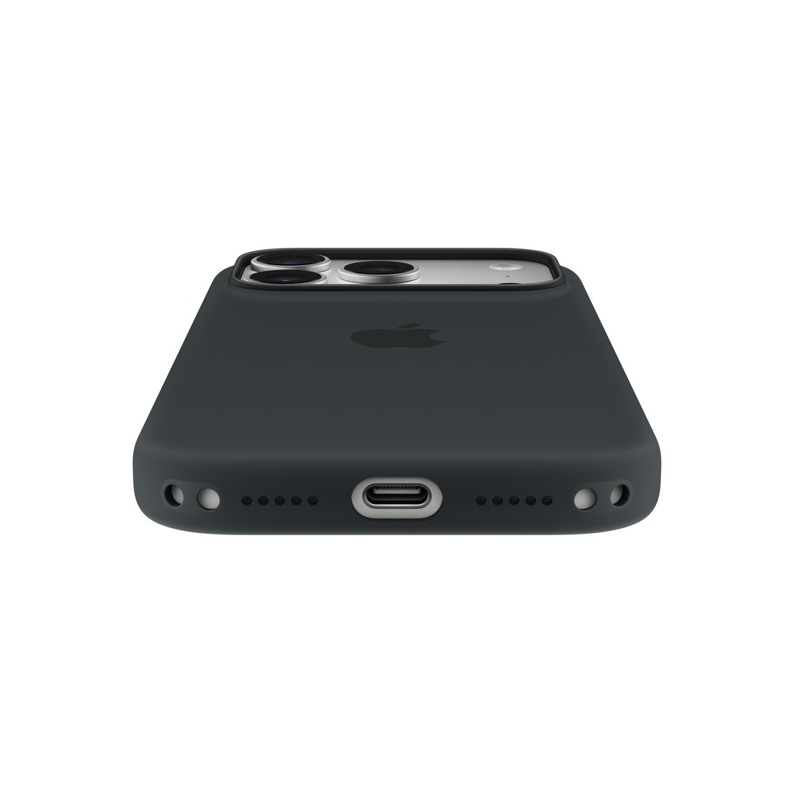 Apple iPhone 17 Pro Silicone Case with MagSafe – Black — 5