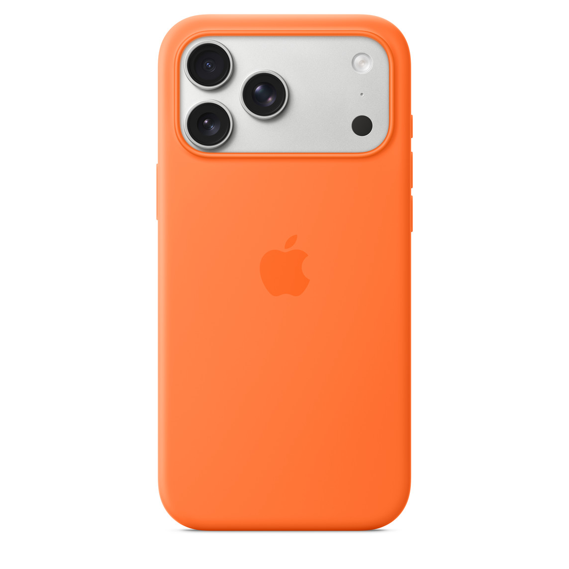 Apple iPhone 17 Pro Max Silicone Case with MagSafe – Orange — 4