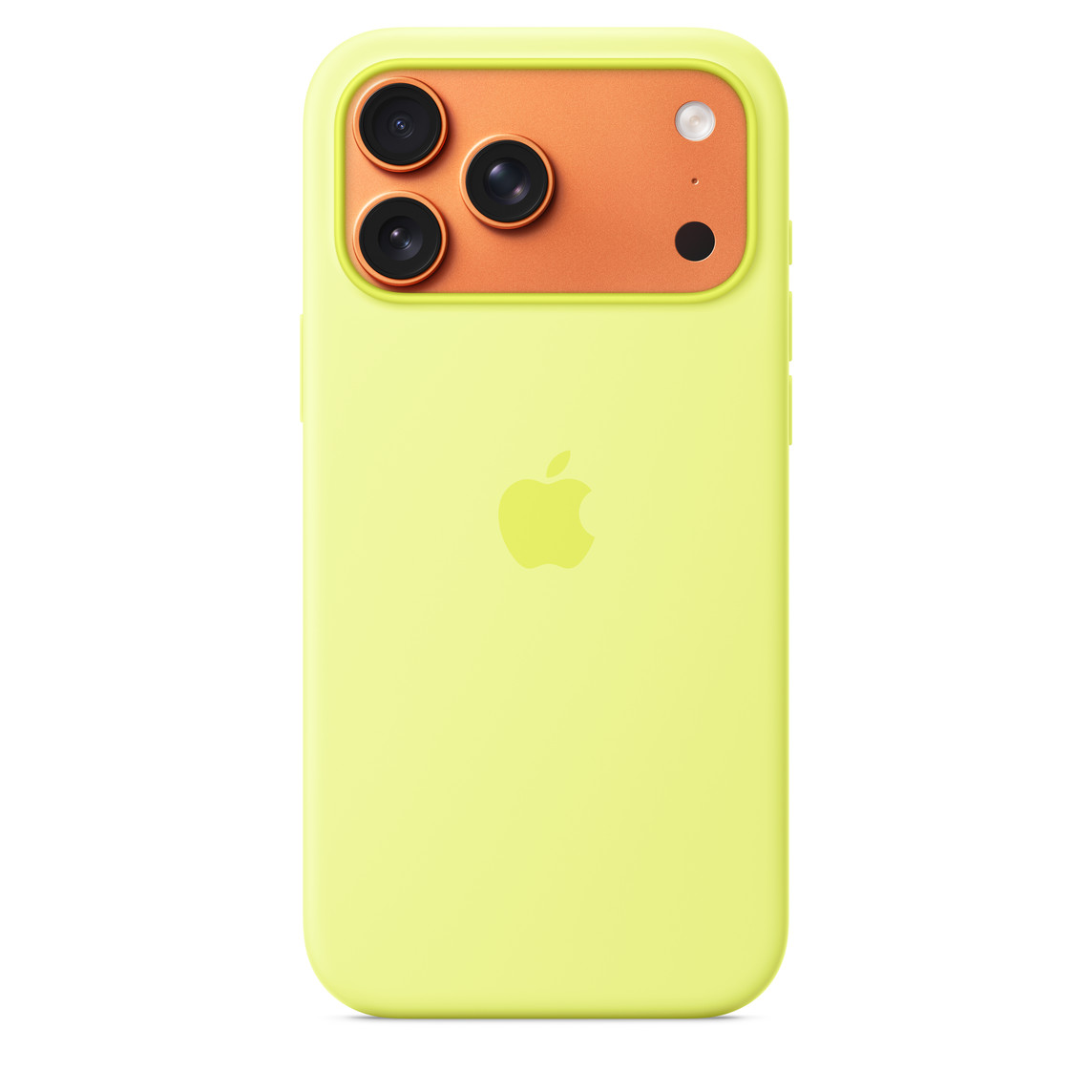 Apple iPhone 17 Pro Max Silicone Case with MagSafe – Neon Yellow — 4