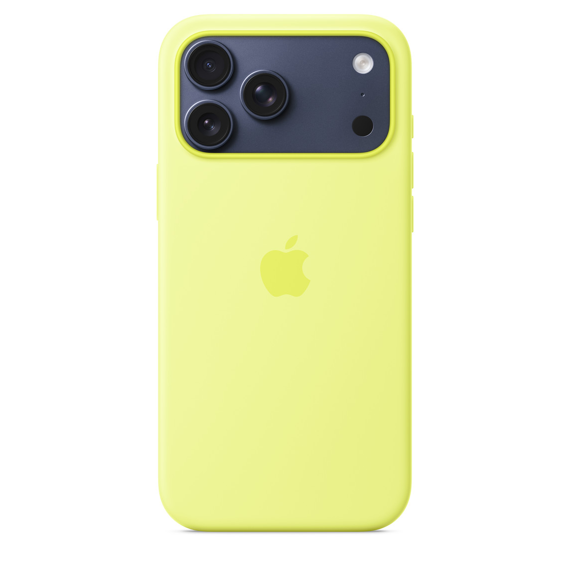 Apple iPhone 17 Pro Max Silicone Case with MagSafe – Neon Yellow — 3